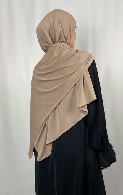 Premium Jersay Hijab - Creme