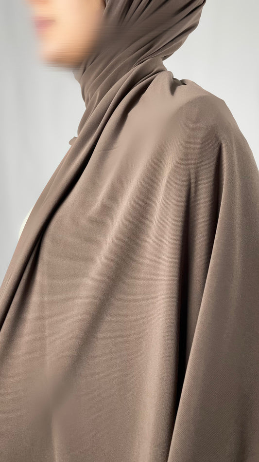 Premium Jersay Hijab - Taupe