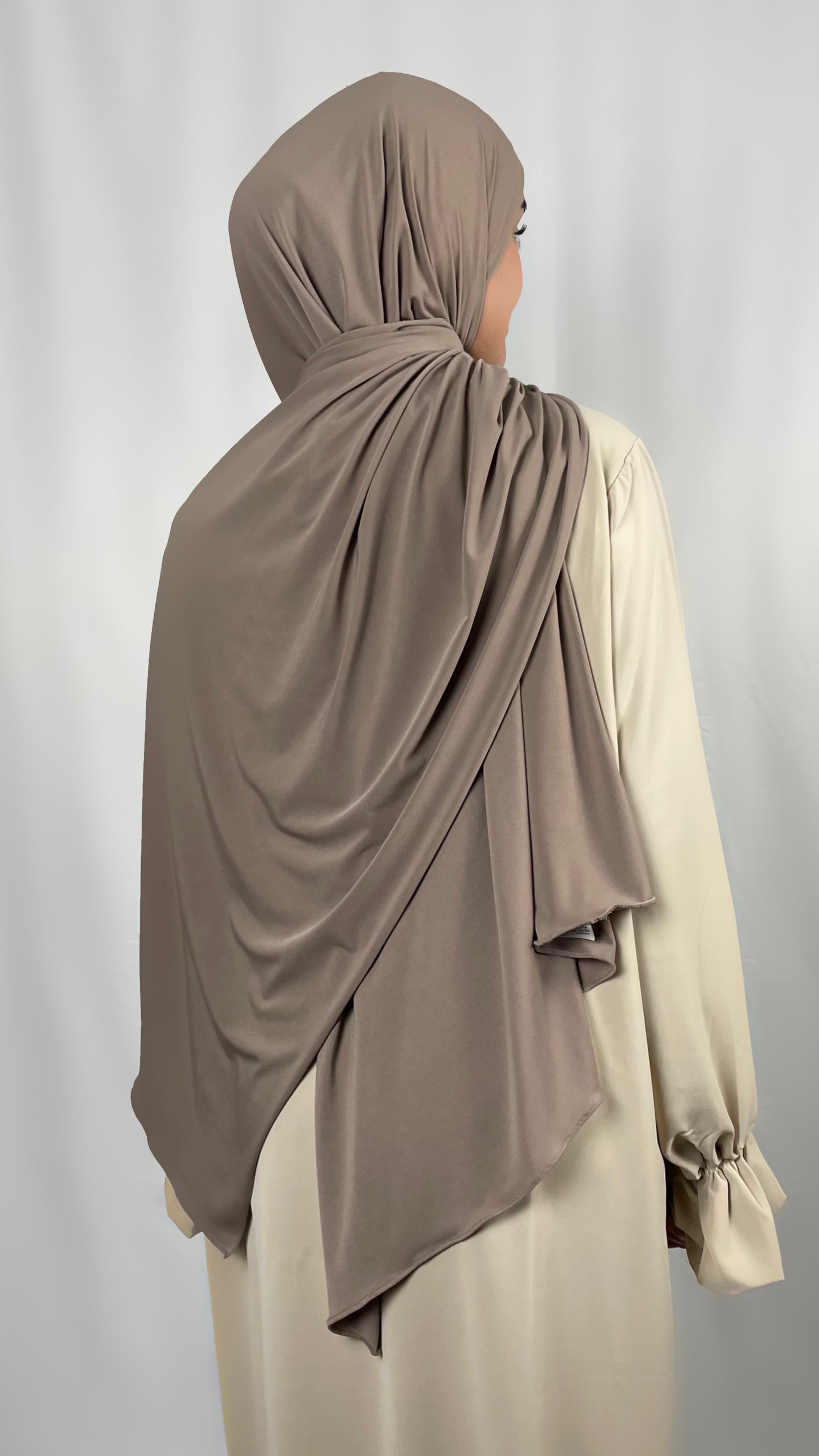 Premium Jersay Hijab - Helltaupe