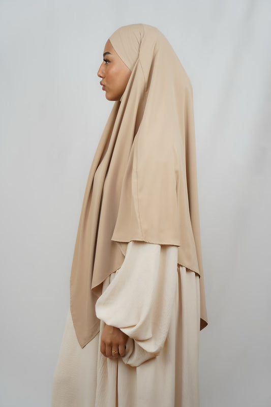 Einlagiger Khimar - Beige