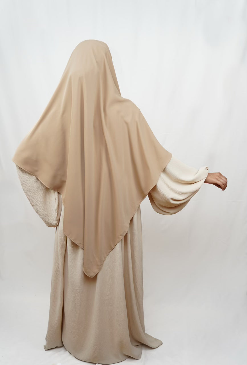 Einlagiger Khimar - Beige