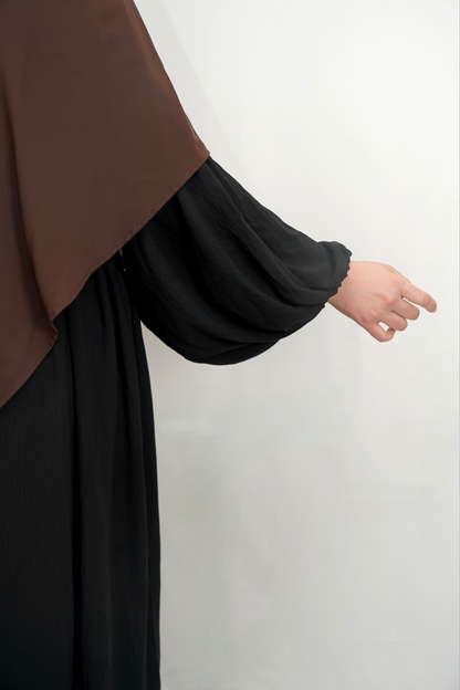 Einlagiger Khimar - Braun