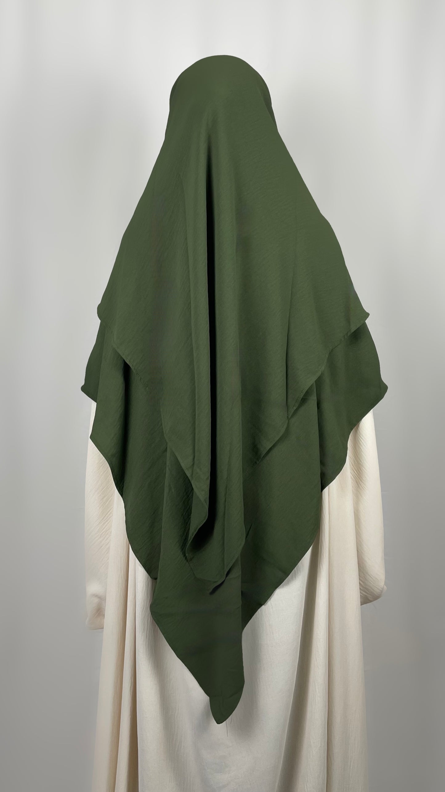 Zweilagiger Khimar Jazz - Grün